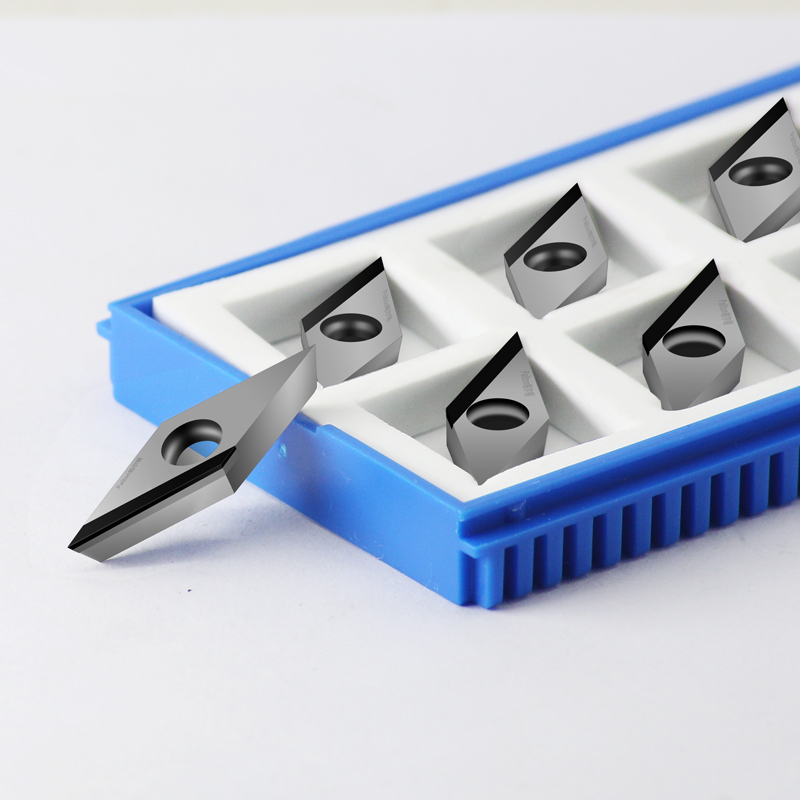 Polycrystalline Diamond CBN PCD Inserts Rhombus Trapezoid Triangle Shaped