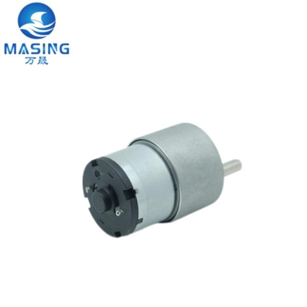 12V 24V Slow Speed 5RPM 10RPM DC Gear Motor 37MM Geared Motors With Reduction Gearbox