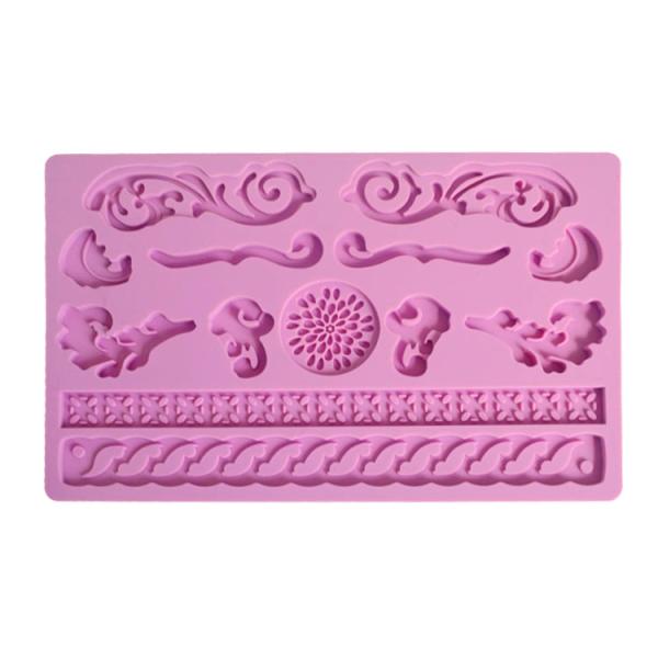 Furniture Pastry Silicone Baking Utensils Craft Decorating Fondant Lace Mat