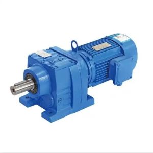 Flange Mounted Bevel Helical Gearbox with Electric Motor for Industrial Machinery RF17~RF167 70~830 N*m 1.3~6.63 Gear Ratio