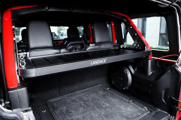 Off-Road Luggage Storage Carrier for Jeep Wrangler Black Aluminum Alloy Cargo Basket