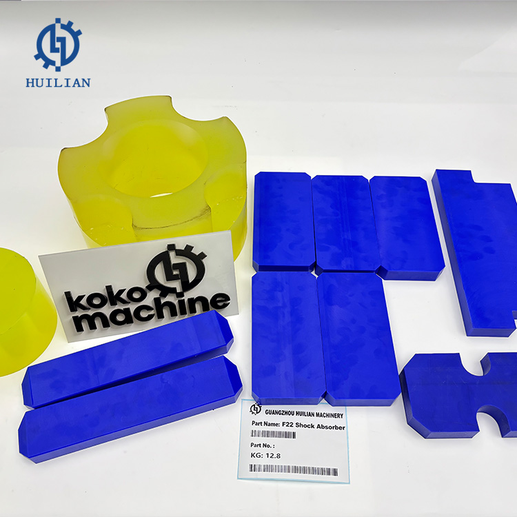 F22 Shock Absorber F20 F19 F17 F12 Rubber Damper Rubber Pad Cushion Rock Breaker Parts Elastic Pad Damper For Hydraulic Hammer