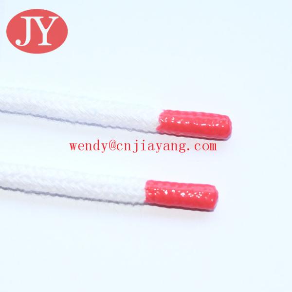Jiayang Shoelace Charms Round Rubber Tips Custom Shoelaces Aglets