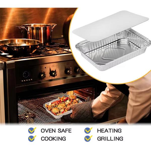 Алюминиевая фольга для выпечки одноразовая коробка быстрого питания