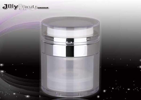 The cylinder is fully transparent  ABS Airless Bottles