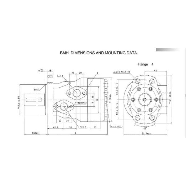 Motor de torque alto de baixa velocidade para o equipamento de perfuração giratória de sopro de mineração