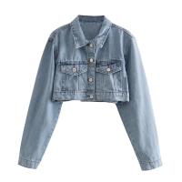 Chaquetas de la manga de Autumn Denim Clothing Oversized Long de la primavera del OEM de la fábrica