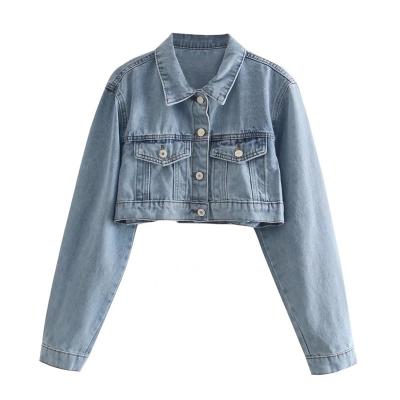 Revestimentos da luva de Autumn Denim Clothing Oversized Long da mola do OEM da fábrica