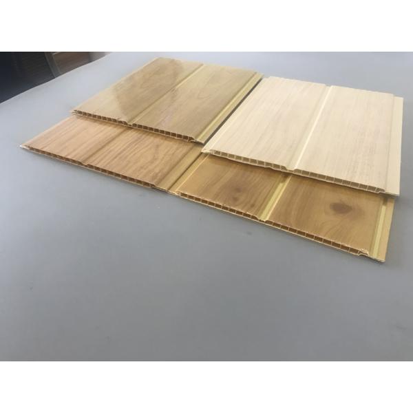 Легковес плакирование стены Пвк 8 дюймов с деревянным пазом для ложного потолка