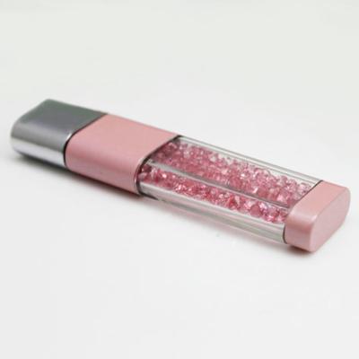 Movimentações instantâneas feitas sob encomenda da vara 32GB 64GB de USB do cristal 10MB/S 2,0 com logotipo