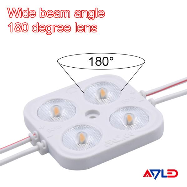 High Power Dimmable LED Module Light  2835 4 Lamp Square 12V 24V Waterproof IP67