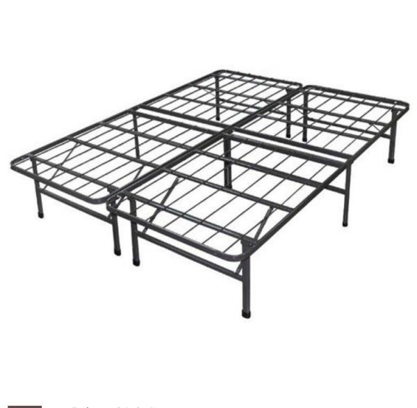 Mail Packing Metal Bed Frame Foldable for Easy Transport of Twin Full Queen and King Sizes