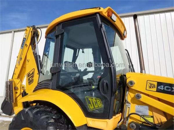 High operating efficiency USED JCB 4CX backhoe loader excavator mini JCB 3CX 4X4
