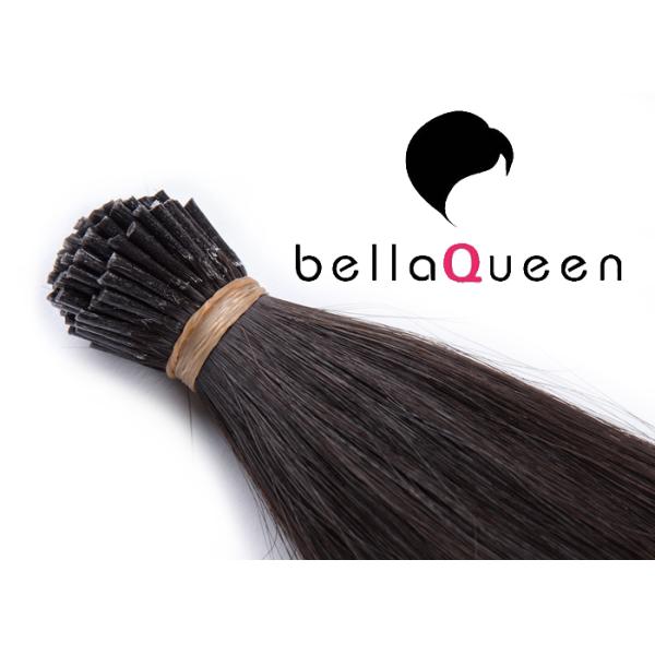Extenison 1g del cabello humano de la queratina de la extremidad de BellaQueen I cada PC 6A Remy
