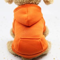 0.1kg Pets Wearing Clothes Blank Woven Logo Puppy Pet Fleece Plain