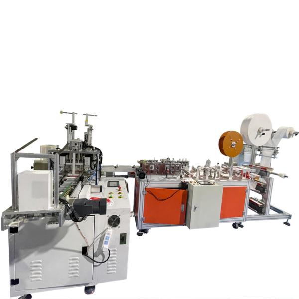 Fully Auto 10KW Elastic Band Positioning Mask Machine 180Pcs Per Min