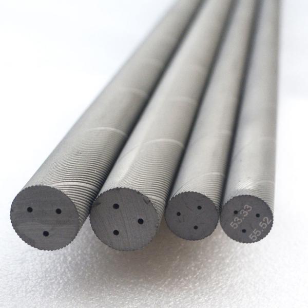 K30 Hardened Steel Cutting Tools HRA 94 Carbide Rods With Helical Coolant Holes