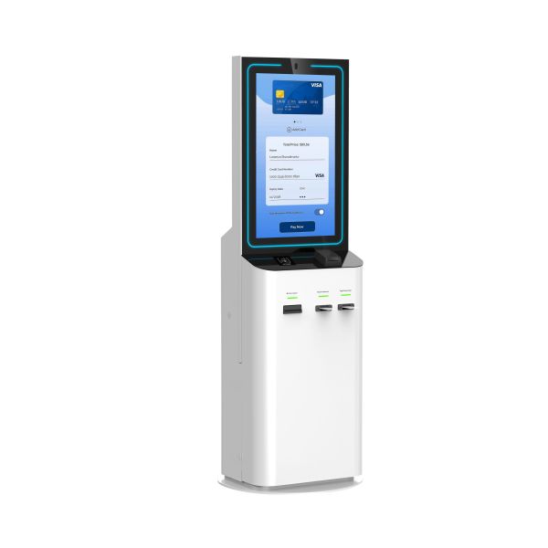 32 Inch Touch Screen SIM Card Vending Kiosk Sim Card Dispensing For Airport