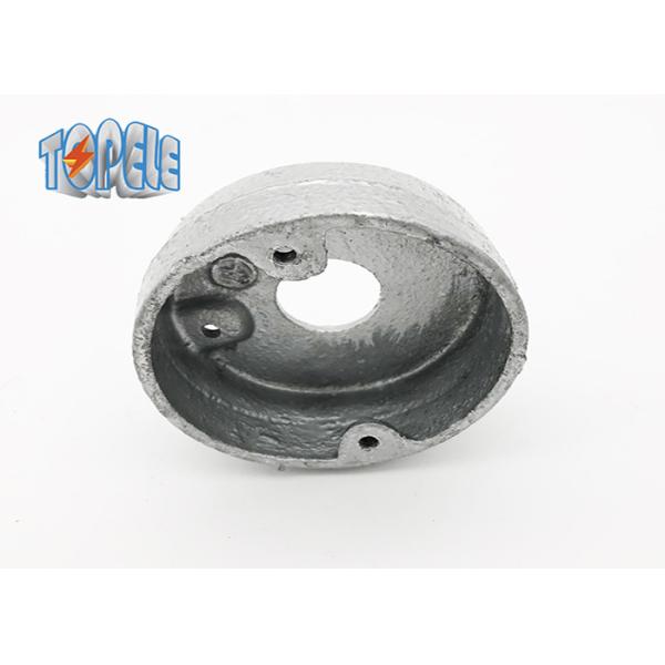 BS Gi Conduit Fittings Malleable Iron Hot Dip Galvanized Loop In Boxes 1- 4 Konckouts