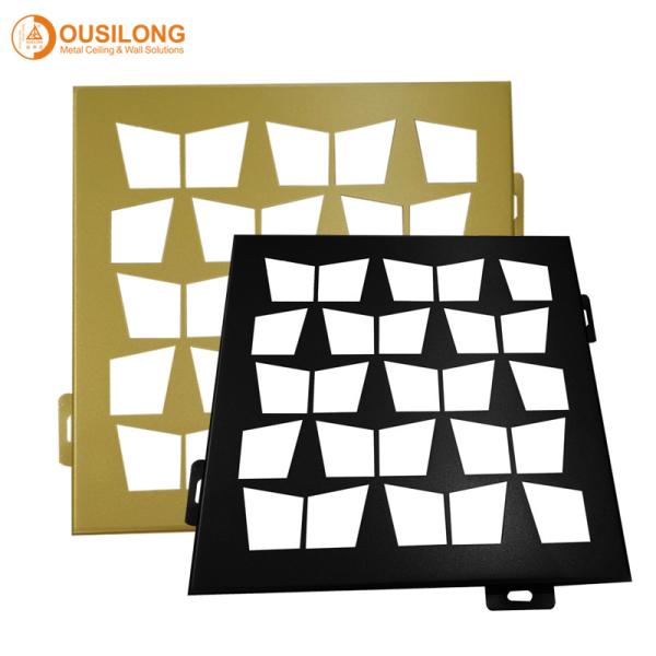 Aluminum Aluminium Ceiling CNC Carved Exterior PVDF Coating Wall Ceiling Panel