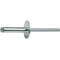 Tipo aberto cabeça de cúpula pop blind rivet com DIN padrão e material de aço inoxidável