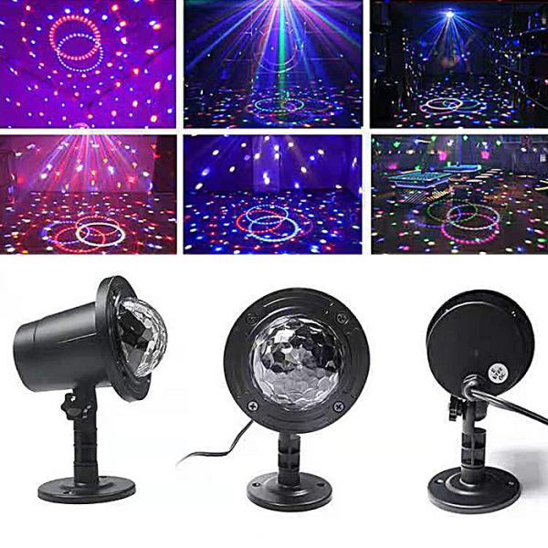 Outdoor IP65 Christmas RGBW infinite mixed color LED lawn magic ball light