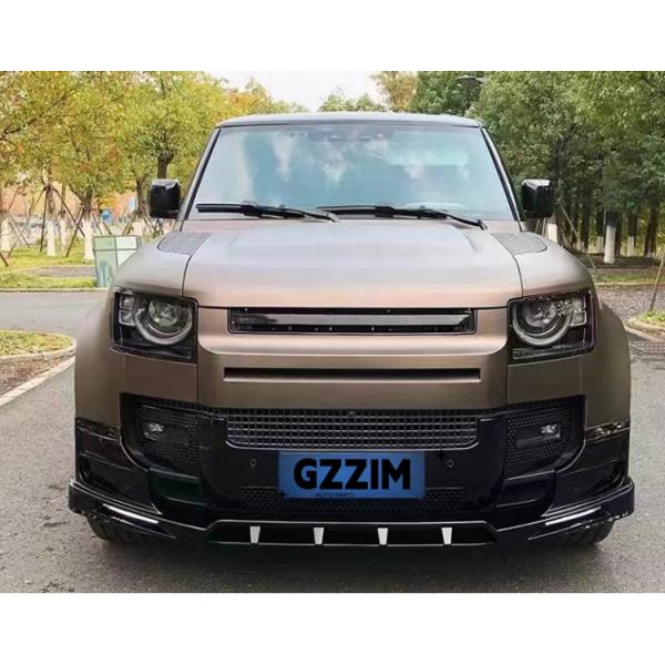 Fitment Original Fitment Auto Parts Front Lip With LED For Land Rover Defender 2020