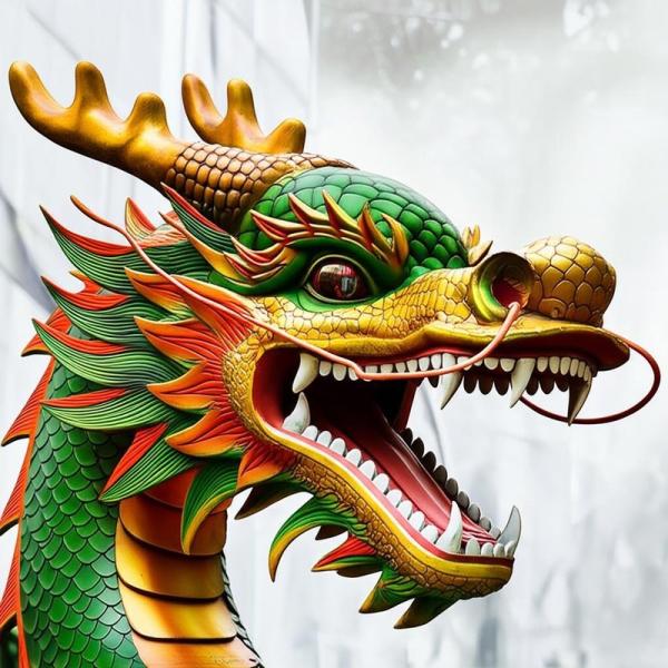Animación animatrónica china para parques de aventuras