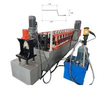 0.4-1.2 mm Máquina de moldagem de rolos de canais resistentes de aço galvanizado de material fino