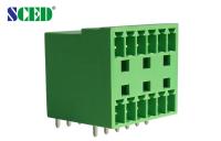 Esverdeie 3.81mm que 300V masculinos obstruem dentro os conectores do bloco terminal elétricos