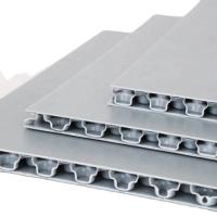Aplicações pesadas Painel de sanduíche de honeycomb de PP com densidade 1500gsm-3500gsm