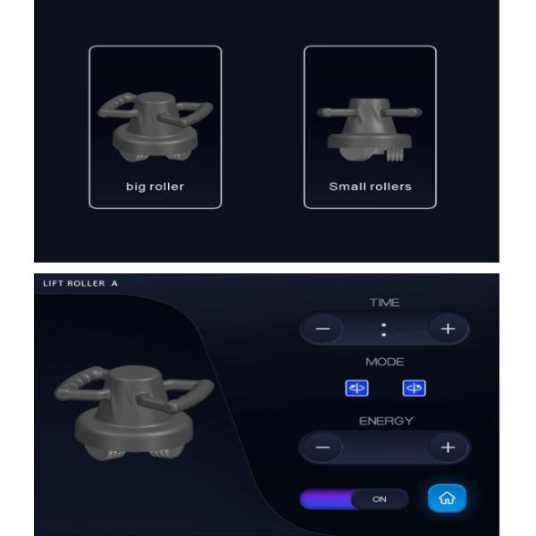 2800W Máquina de masaje en forma de vela para el cuerpo y la cara