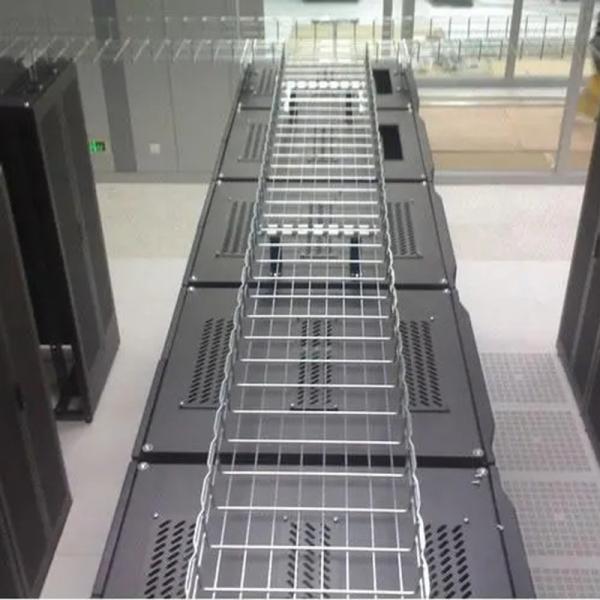 industrial / commercial Grid Cable Tray , Linear Stainless Steel Wire Basket Cable Tray