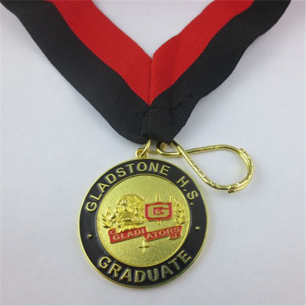 Custom Engraved Logo Sport Award Medal,Durable painted & hard enamel finish, color fast