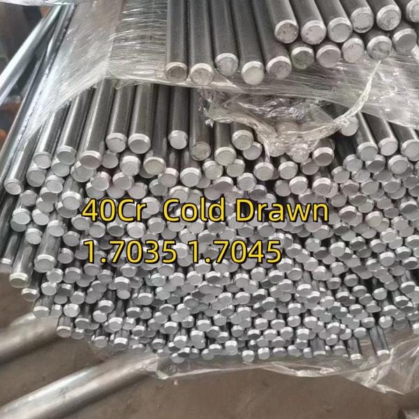 40Cr Сталь Спецификация Φ20x2500mm Холоднотянутая сплавная сталь 1.7035/1.7045 Для CNC ПРЕЦИИОННОЙ АВТОМАТИЧЕСКОЙ