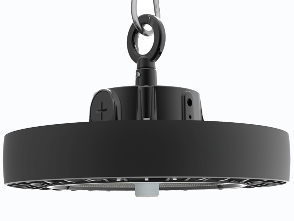 HB4H DIP Switchable Power and 3CCT UFO LED High Bay Light 200W 150LPW with Loop hanging and bracket mounting installation