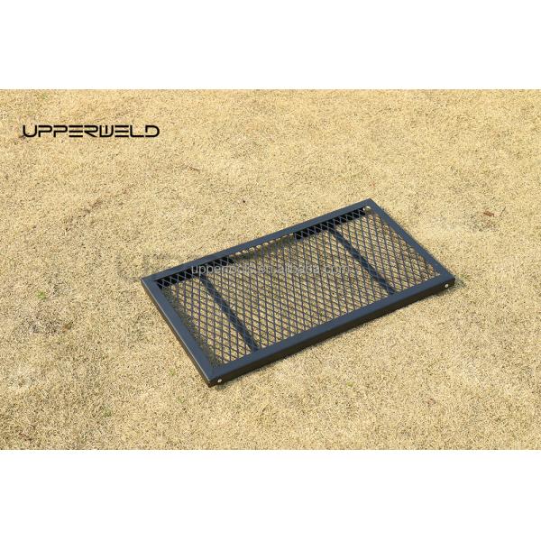 Черный складной лагерный огонь гриль портативный тяжелый груз лагерь гриль решетки для кемпинга на открытом воздухе