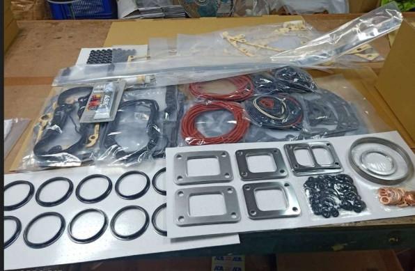 Kit de revisão do motor Mitsubishi S12R 37794-90263, vedações de óleo dianteiras e traseiras do virabrequim 37511-04300 37711-04300