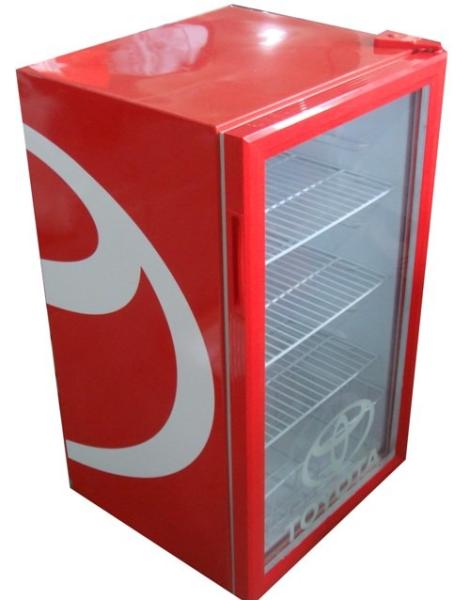 98LTable top Glass Door Mini Refrigerator with Compressor picnic refrigerator SC98