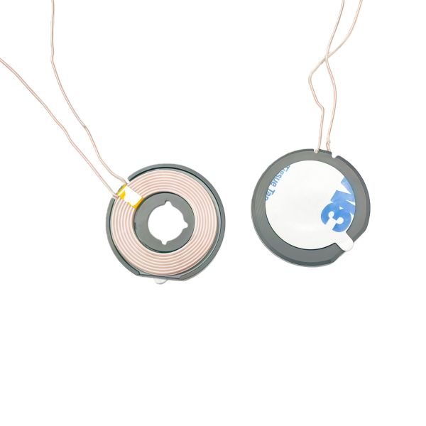 27mm Qi Watch Coil Wireless Charging Coil with Magnetic Shielding and Isolation Sheet for Smartwatches