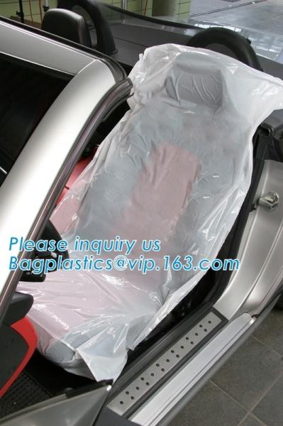 Biodegradable Disposable Car Seat Cover, 5 In 1 Kit Protection, Masking Film, Wheel Bags, Tyre Sack
