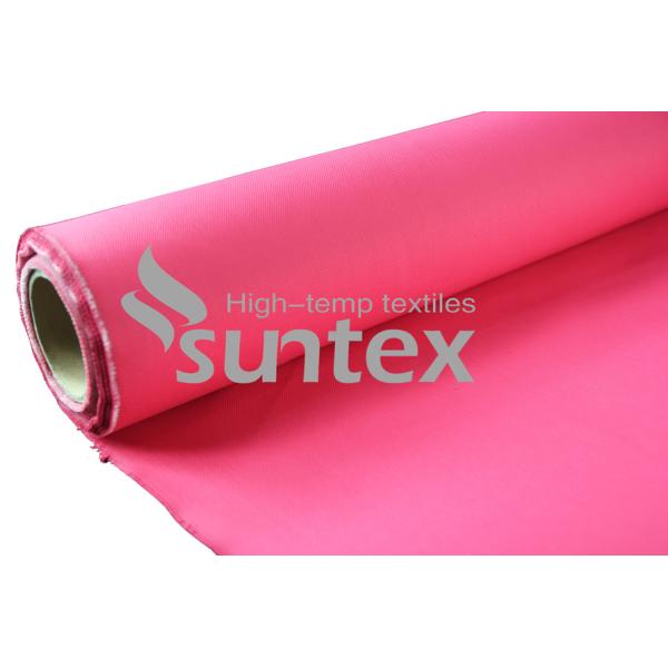 Prenda impermeable revestida Oilproof del paño de la fibra de vidrio de la goma de silicona de alta resistencia