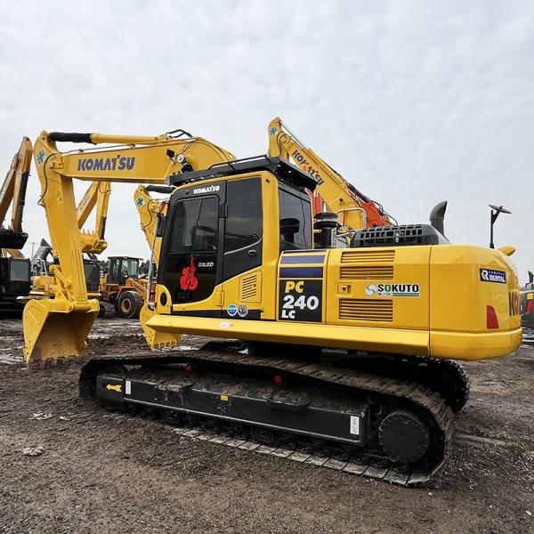 PC240-8 Old Komatsu Excavators 125kw Rated Power 1.2m3 Capacity Bucket