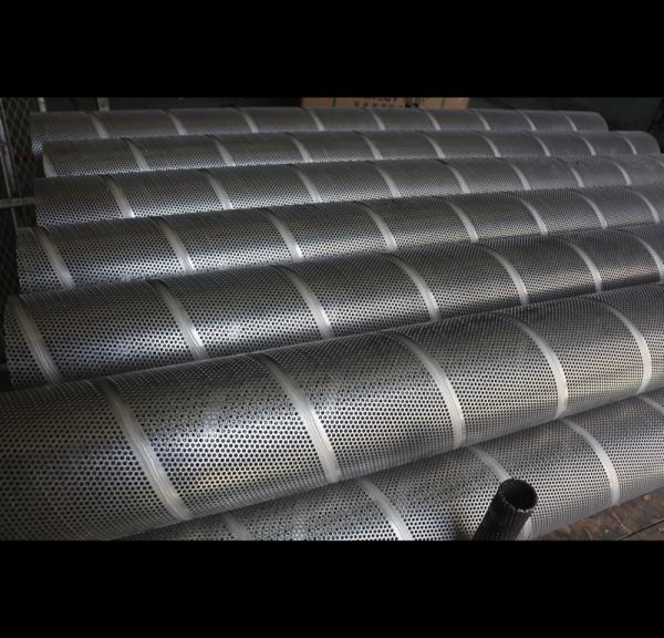 Spiral Welded Stainless Steel Filter Tube Corrosion Resistance For Agriculture