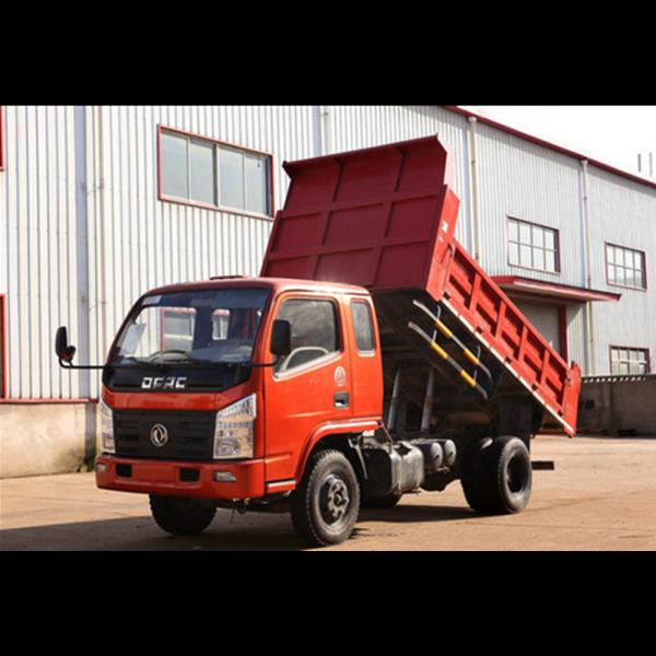 6 Wheeler Small Cargo Truck , 4x2 5 Tons Light Tipper Truck Dongfeng Brand