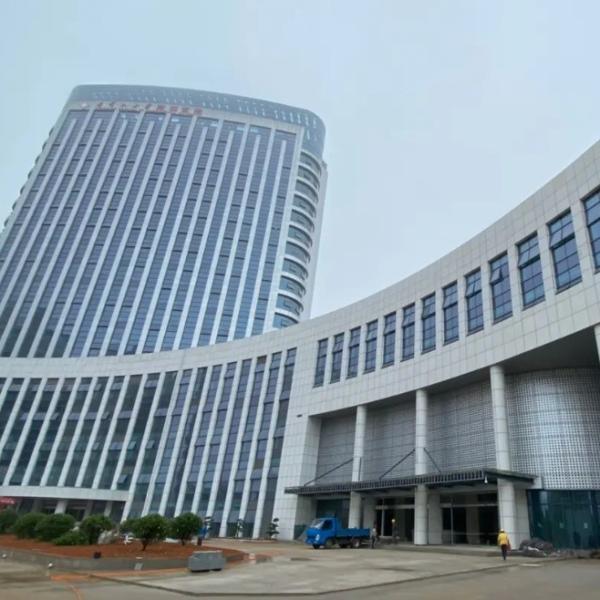 Complex Steel Structure Office Building Galvanized Anti Corrosion Customized