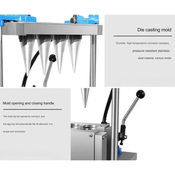 Final product 3.6KW 380V Stainless Steel Waffle Cone Machine for Small Ice Cream Cones