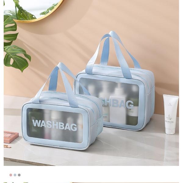 LARGE CAPACITY DRY AND WET SEPARATION MAKEUP BAG WOMEN'S PORTABLE COSMETICS STORAGE BAG 2024 NEW TOILETRY BAG TRAVEL BAG