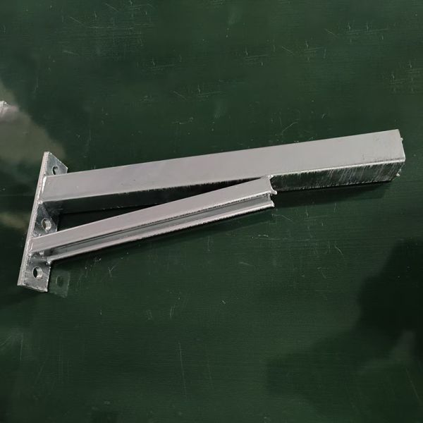 Flat Wall Mount Support Bracket Metal Strut Channel For Cable Tray & HVAC Systems