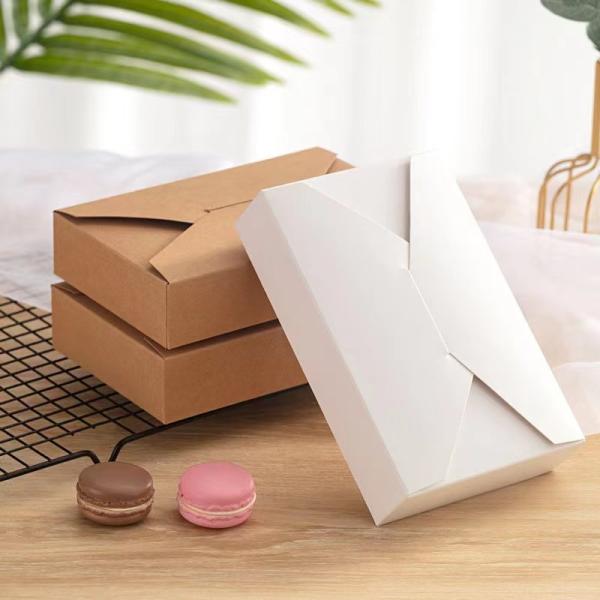 250gsm Food Tea Packaging Kraft Paper Box Matt Lamination food grade brown paper bag